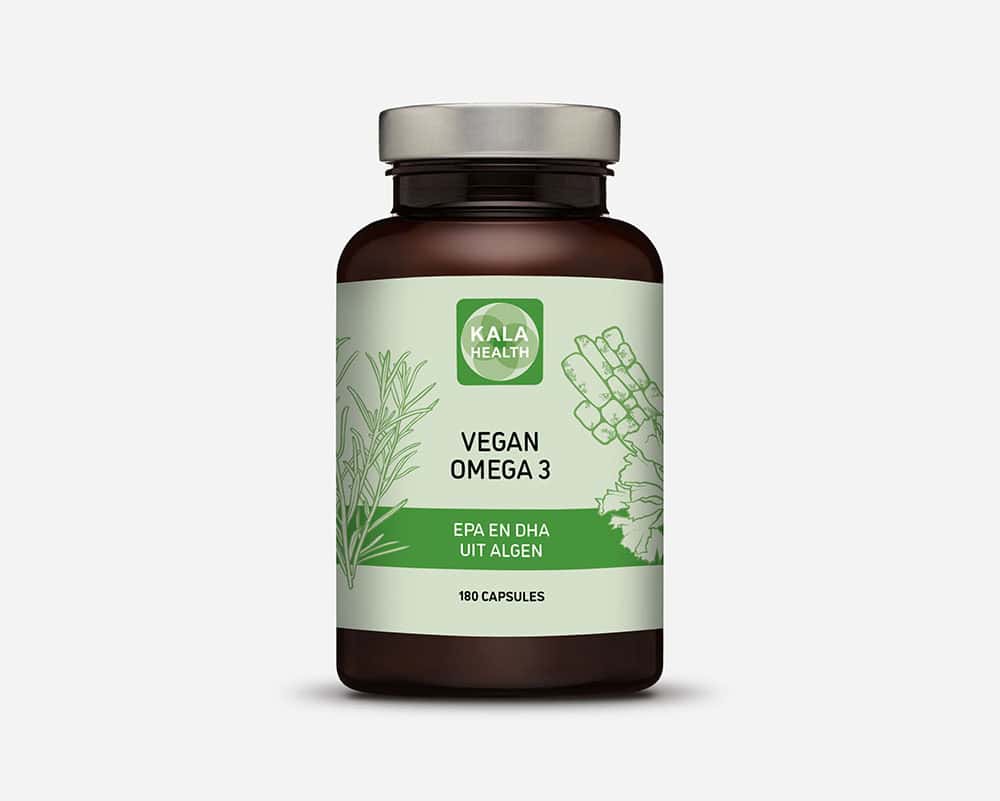 Vegan Omega 3 2 180 Vegan Omega 3 softgels van Kala Health
