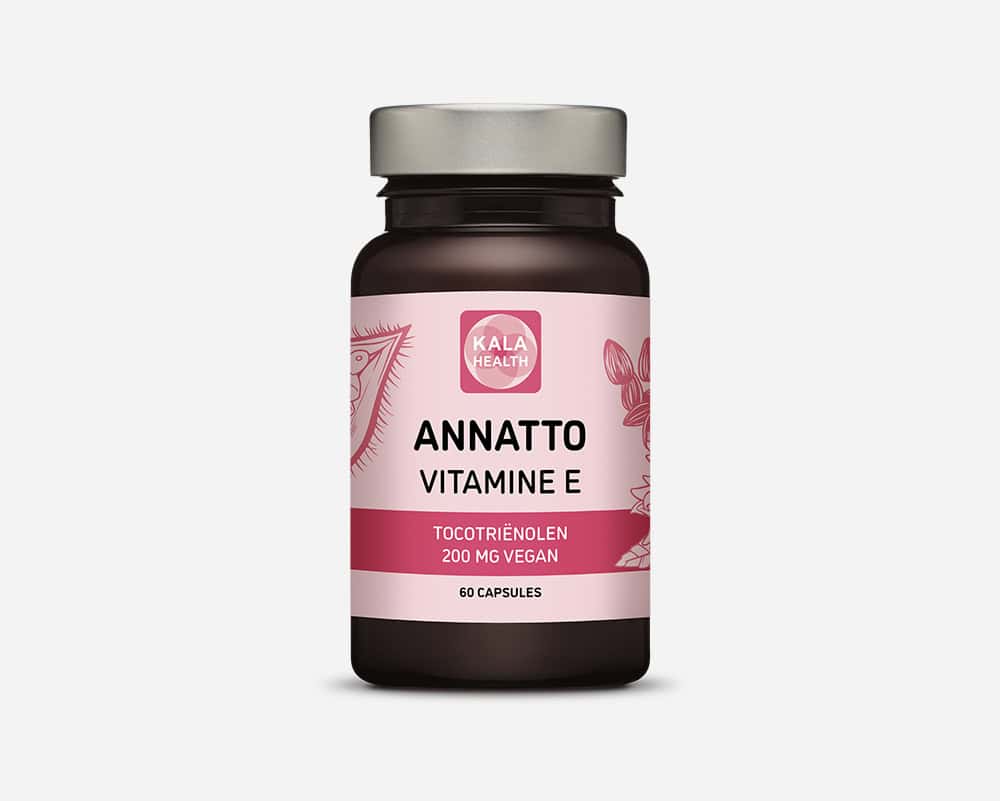 Annatto Vitamine E 2 60 Licaps vitamine E Annatto van Kala Health