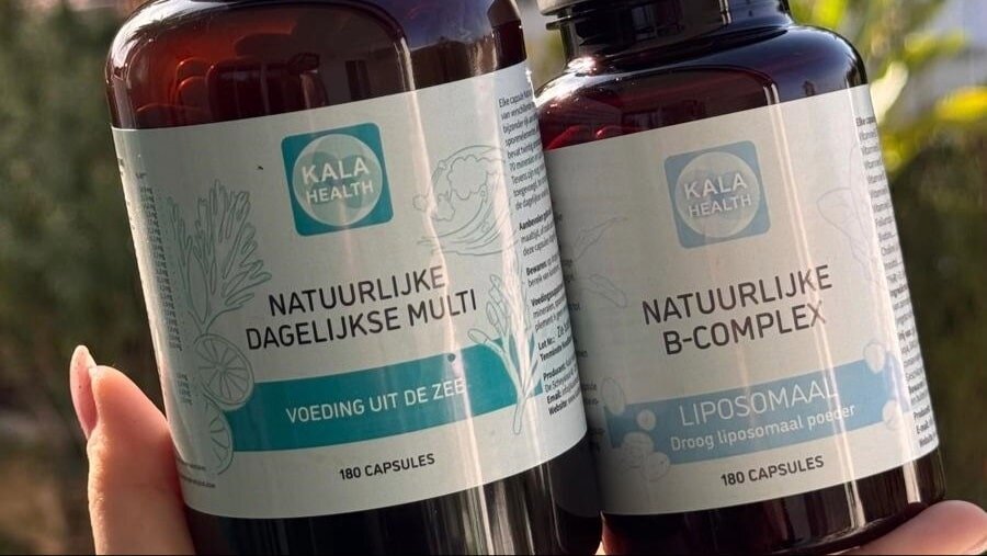 De liposomale Natuurlijke B-Complex capsules van Kala Health