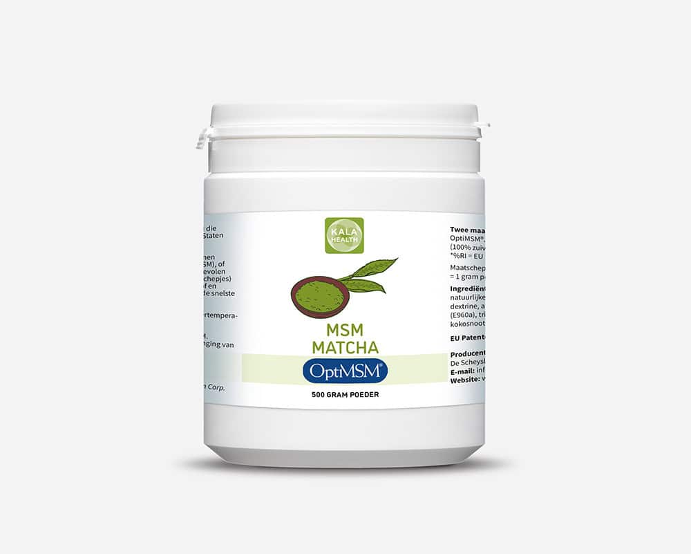 OptiMSM® Poeder Matcha 2 500 gr. OptiMSM poeder met Matcha smaak, van Kala Health