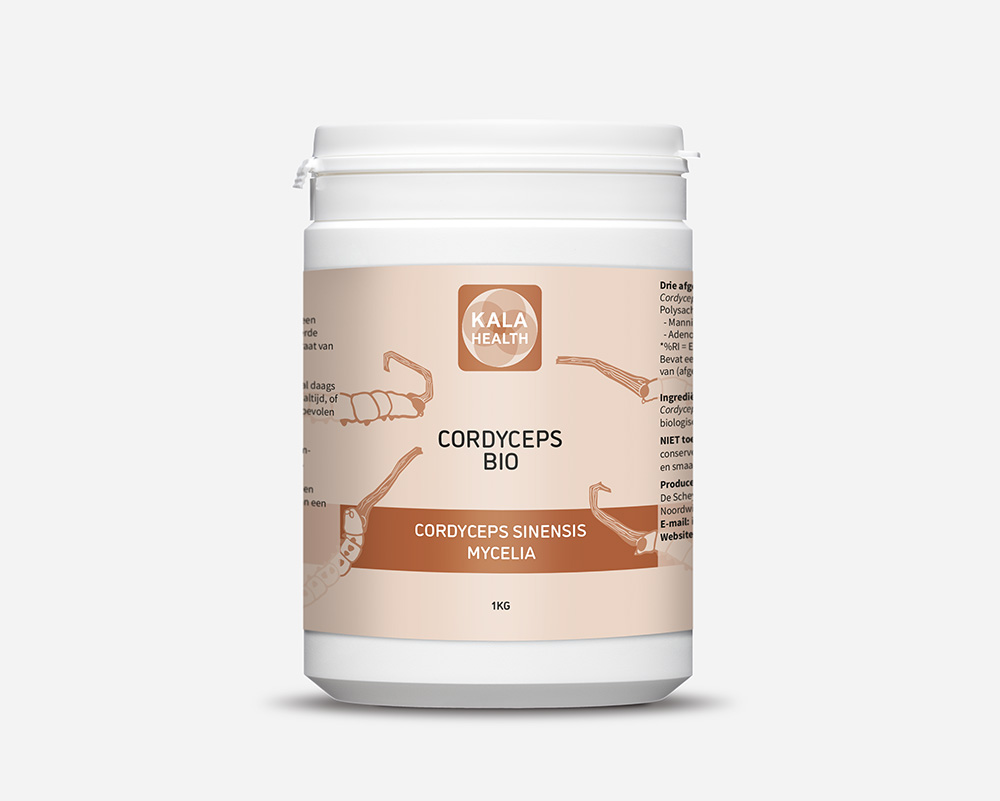 Cordyceps Poeder BIO 2 1.000 gr. Cordyceps BIO Poeder van Kala Health